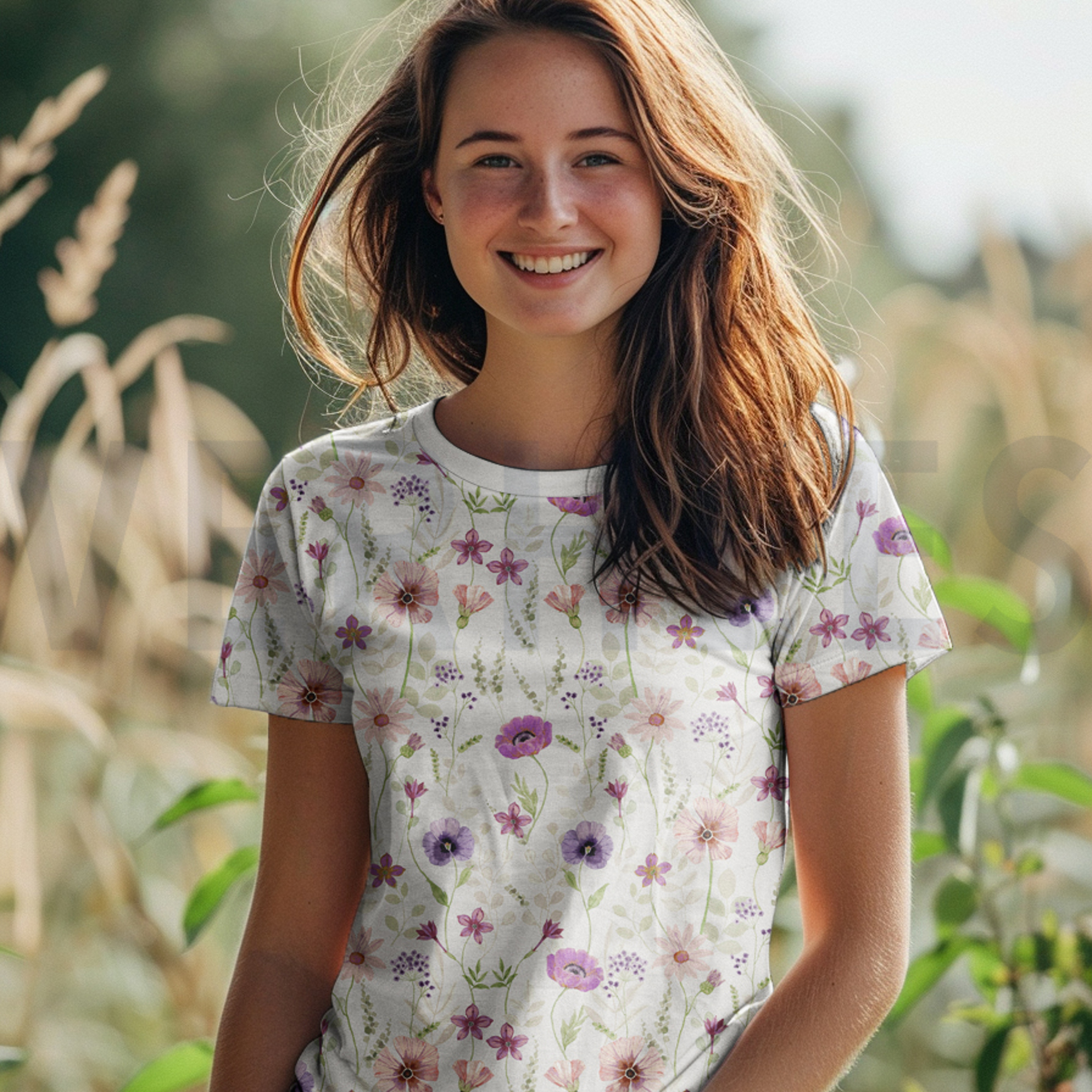 JERSEY DIGITAAL BLOEMEN MARINEBLAUW (high resolution) #7