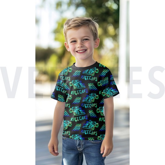 JERSEY DIGITAL VOITURES DE COURSE BLEU #7