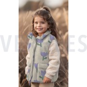 TEDDY JACQUARD BLOEMEN MARINEBLAUW (thumbnail) #7