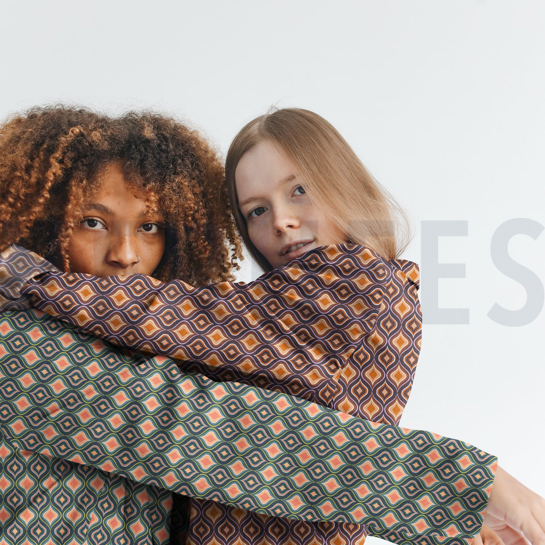 VISCOSE ROSELLA STRETCH RETRO MAUVE #7