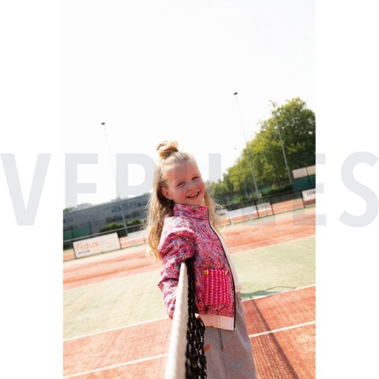 COTON VOILE MATELASSÉ DIGITAL PATCHWORK BLEU #7