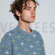 JERSEY PHOSPHORESCENTS SMILEYS VIOLET (thumbnail) #7