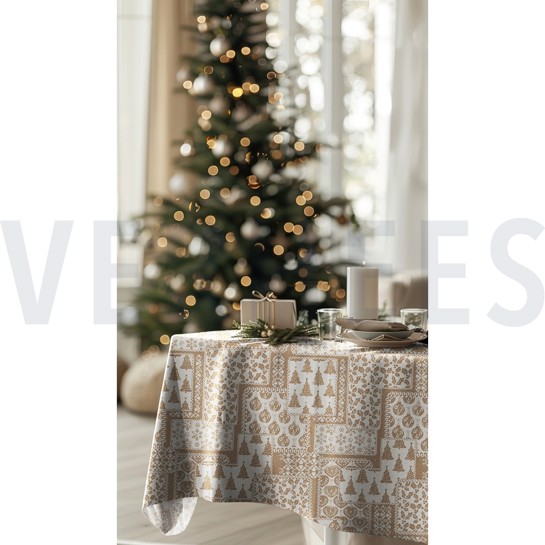 TOILE DÉCORATION DIGITAL NOËL SABLE #7