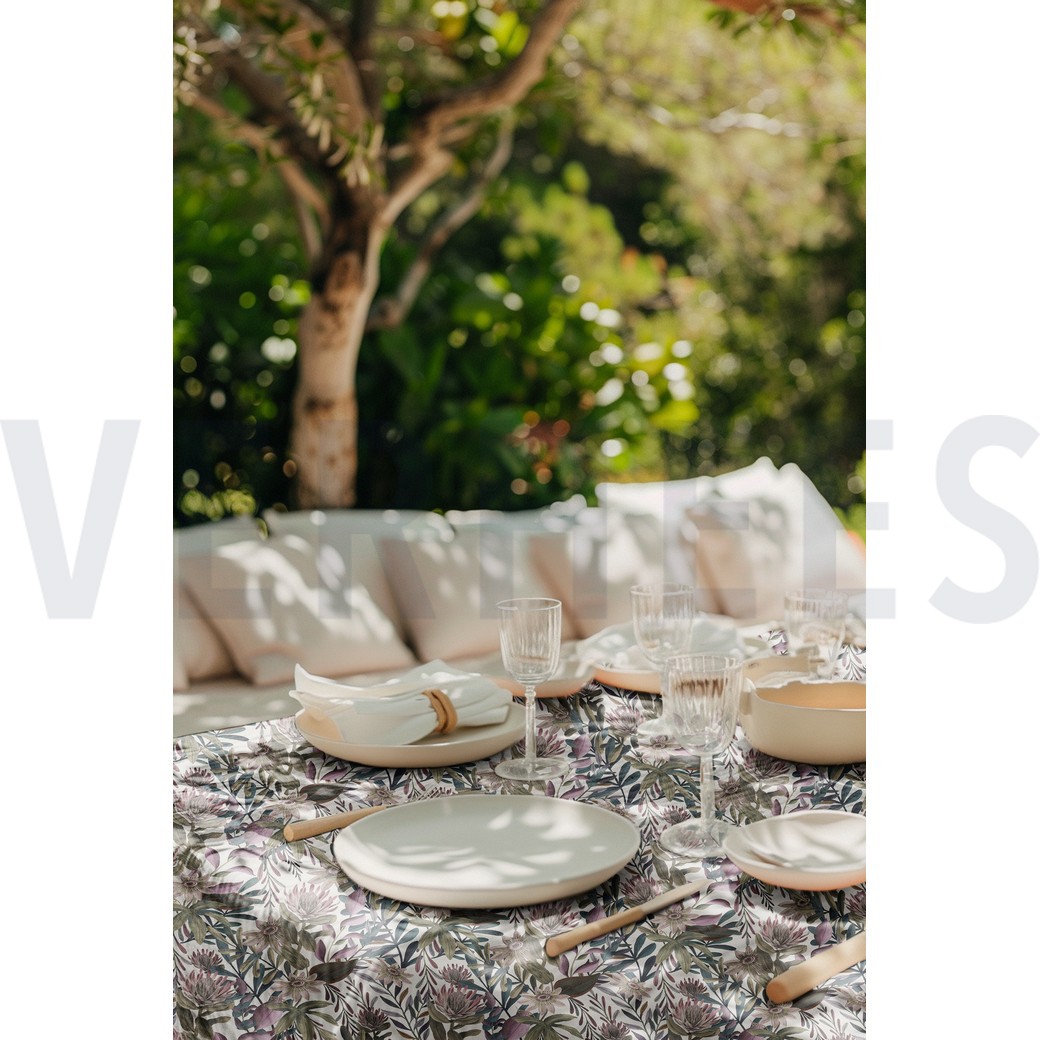 CANVAS DIGITAL FLOWERS BLACK #7