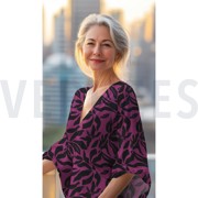 MAGNOLIA STRETCH LEAVES BROWN (thumbnail) #7