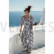 VISCOSE ROSELLA STRETCH BLOEMEN ECRU (thumbnail) #7