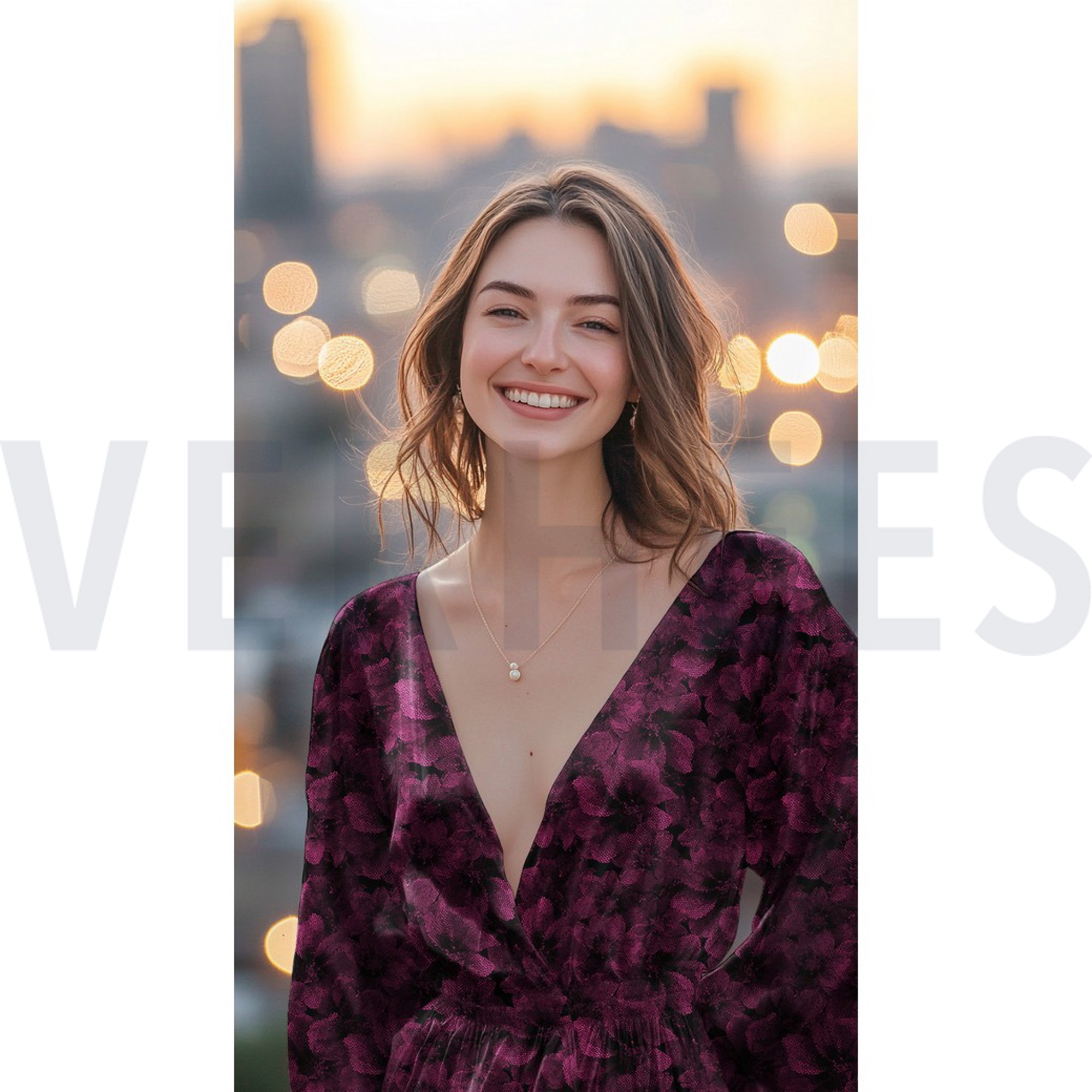 VISCOSE ROSELLA STRETCH DIGITAL FLEURS FUCHSIA (high resolution) #7