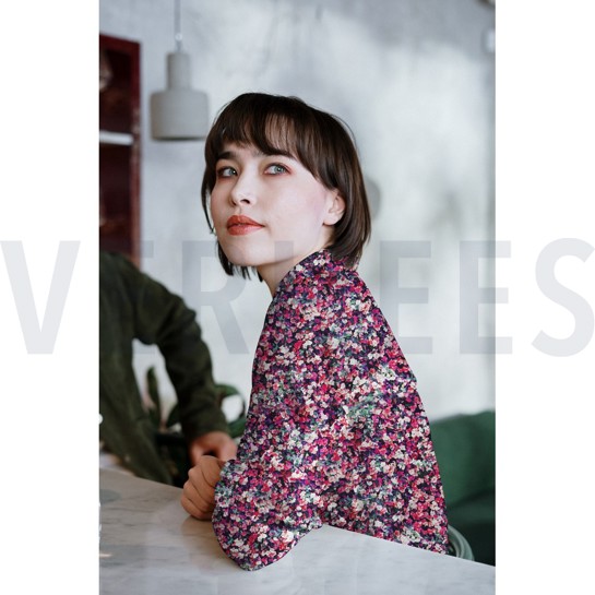 VISCOSE LUREX DIGITAL FLOWERS FUCHSIA #7