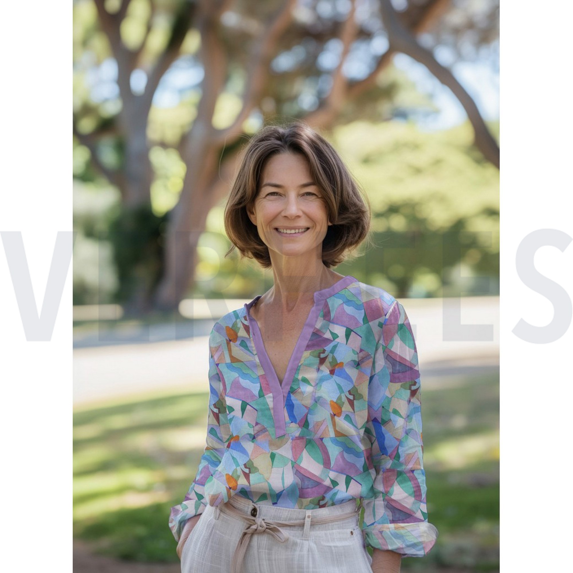 KATOEN VOILE DIGITAAL ABSTRACT MULTI (high resolution) #7