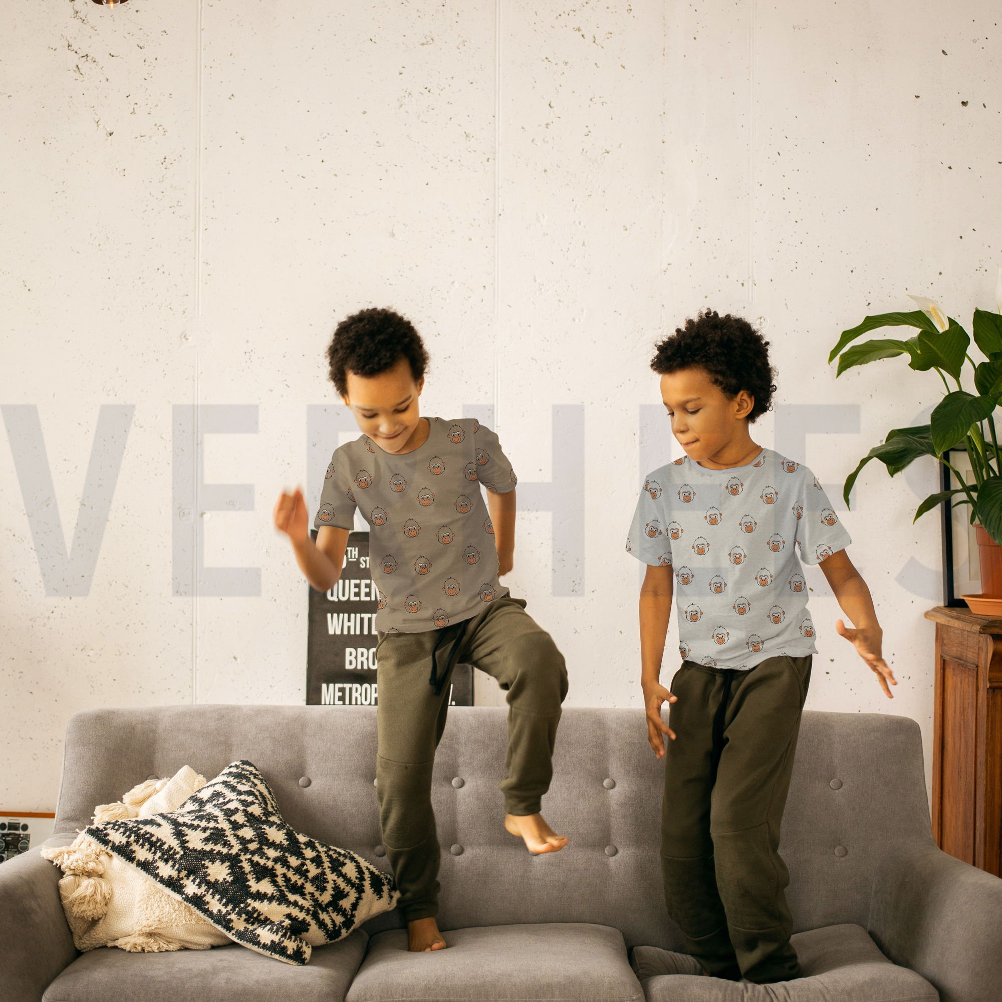 JERSEY MELANGE APEN DONKERGROEN (high resolution) #7