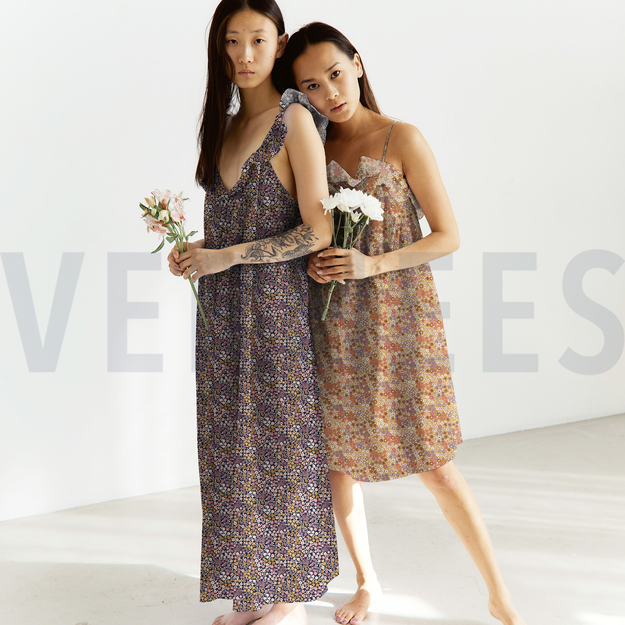 POPLIN SMALL FLOWERS NAVY (high resolution) #7