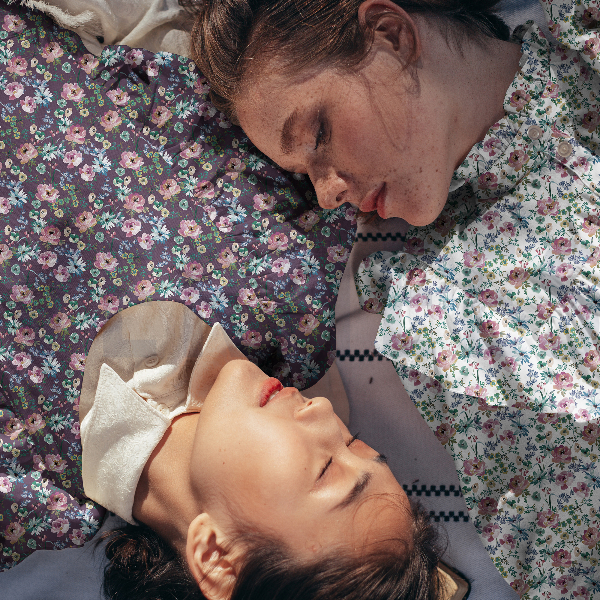 KATOENEN POPLIN DIGITAAL BLOEMEN ZWART (high resolution) #7