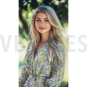 KATOEN VOILE DIGITAAL BLOEMEN MULTI (thumbnail) #7