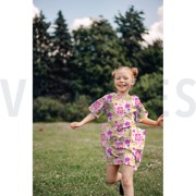 POPELINE DE COTON DIGITAL FLEURS FUCHSIA (thumbnail) #7