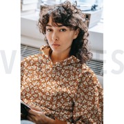 FRENCH TERRY FLEURS NOISETTE (thumbnail) #7