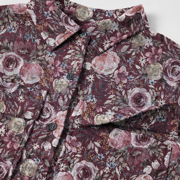 DOUBLE GAUZE DIGITAL FLOWERS WHITE (thumbnail) #7