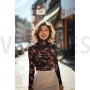 VISCOSE JERSEY FLOWERS BLACK (thumbnail) #7