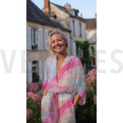 VISKOSE SATIN DIGITAL ABSTRACT ROSA (thumbnail) #7