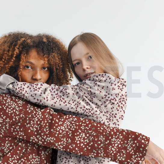 VISKOSE ROSELLA STRETCH PUNKTE MOOSGRÜN #7