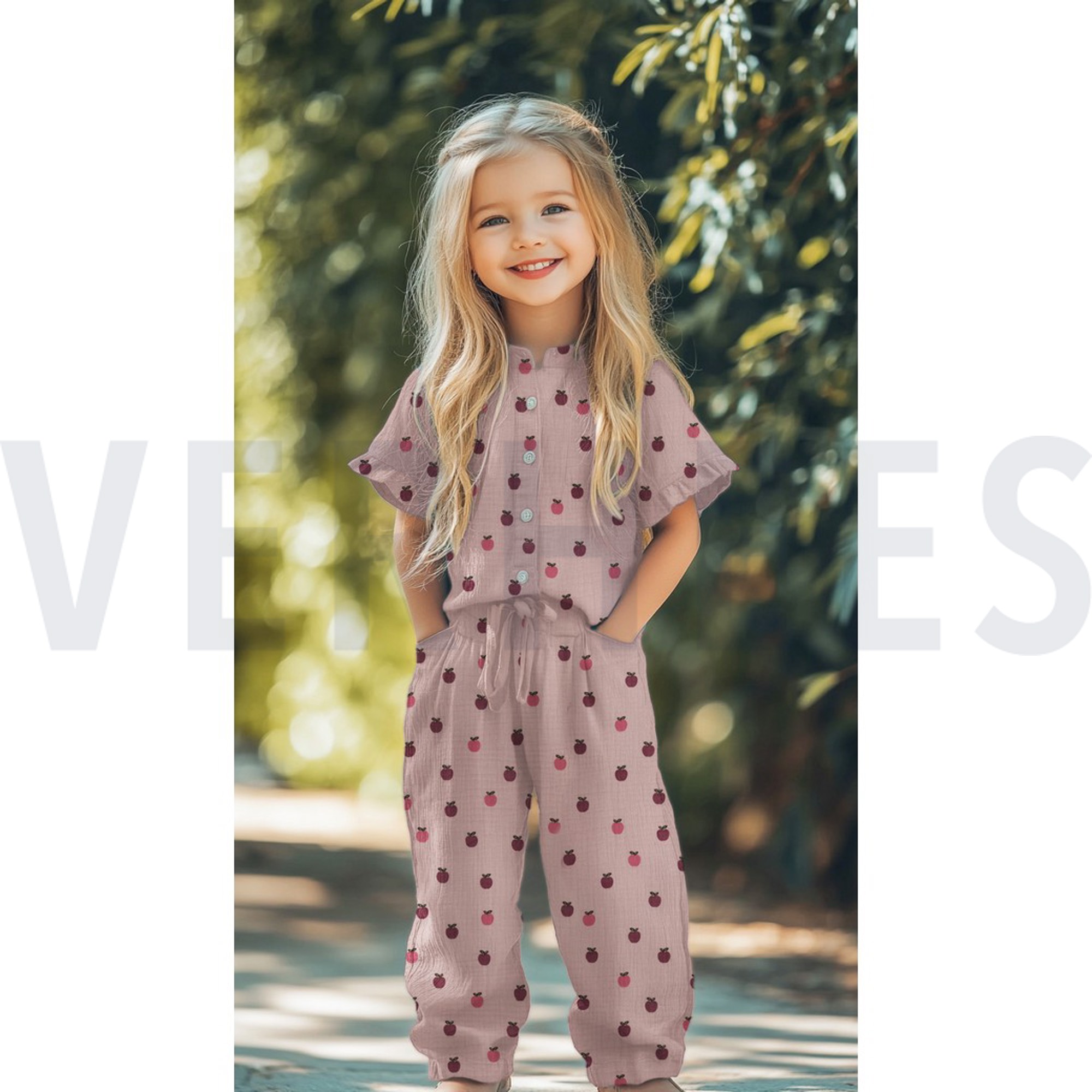 DOUBLE GAUZE FRUITS WHITE (high resolution) #7