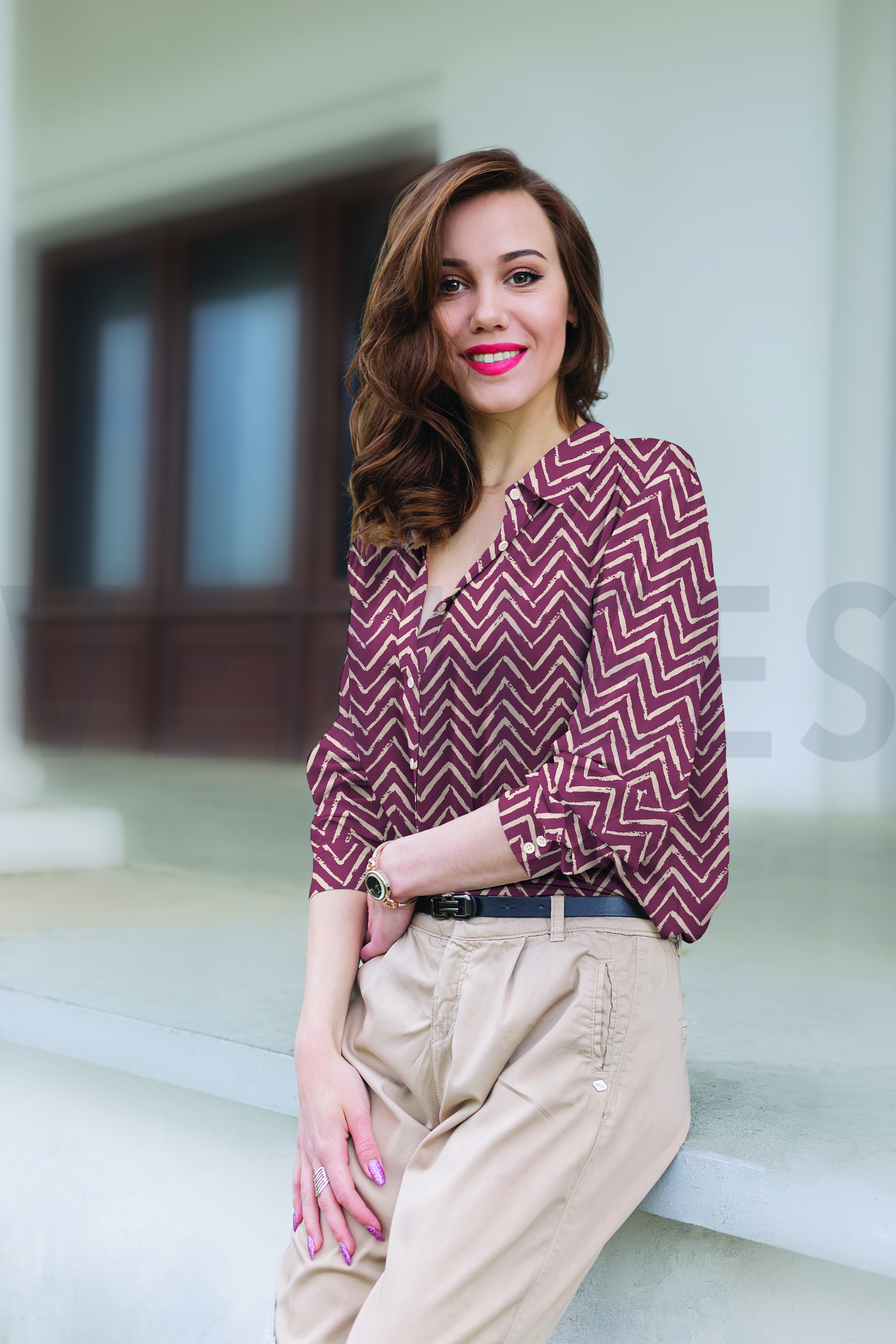 VISCOSE RADIANCE ZIG ZAG BRICK #7