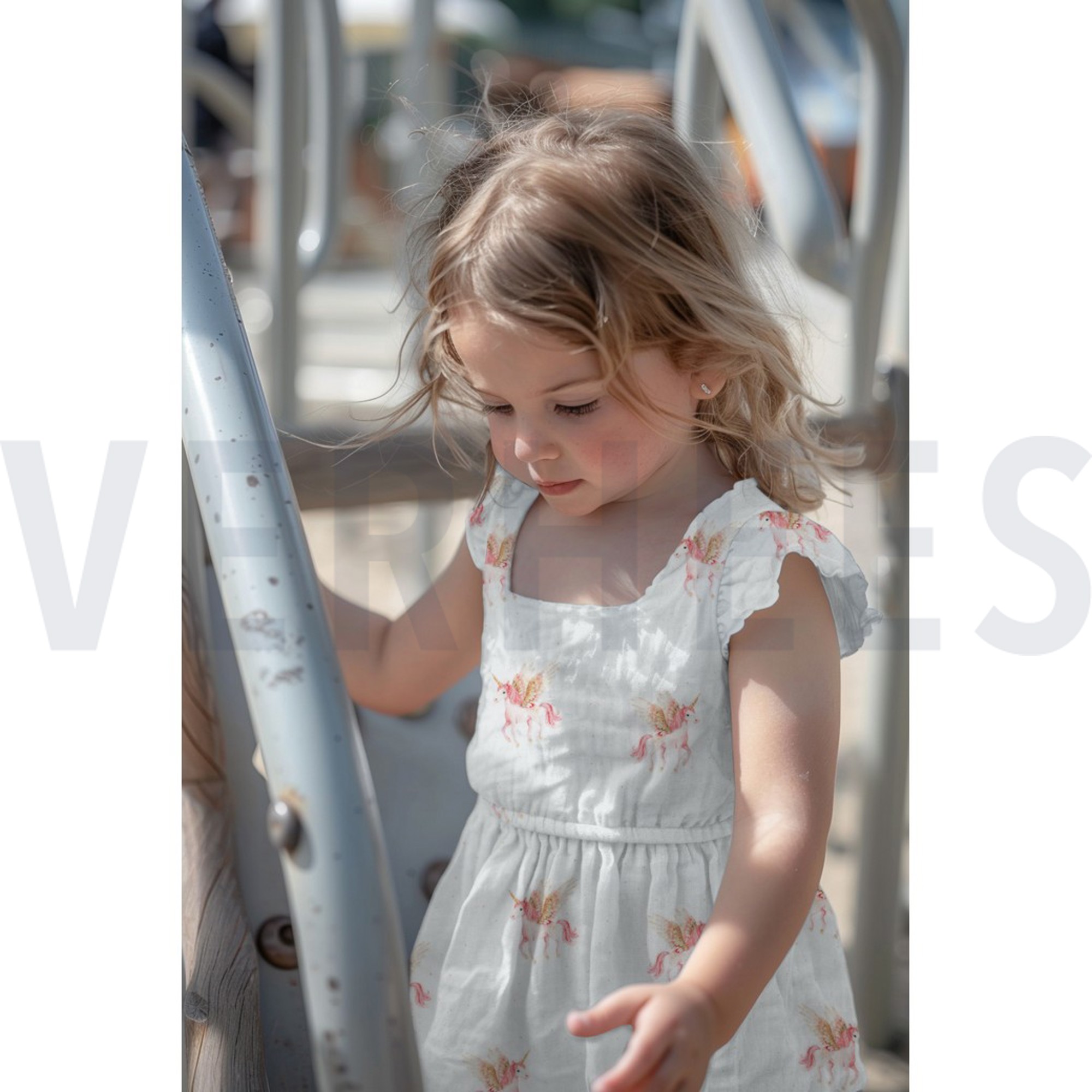 DOUBLE GAUZE DIGITAL UNICORNS WHITE (high resolution) #7