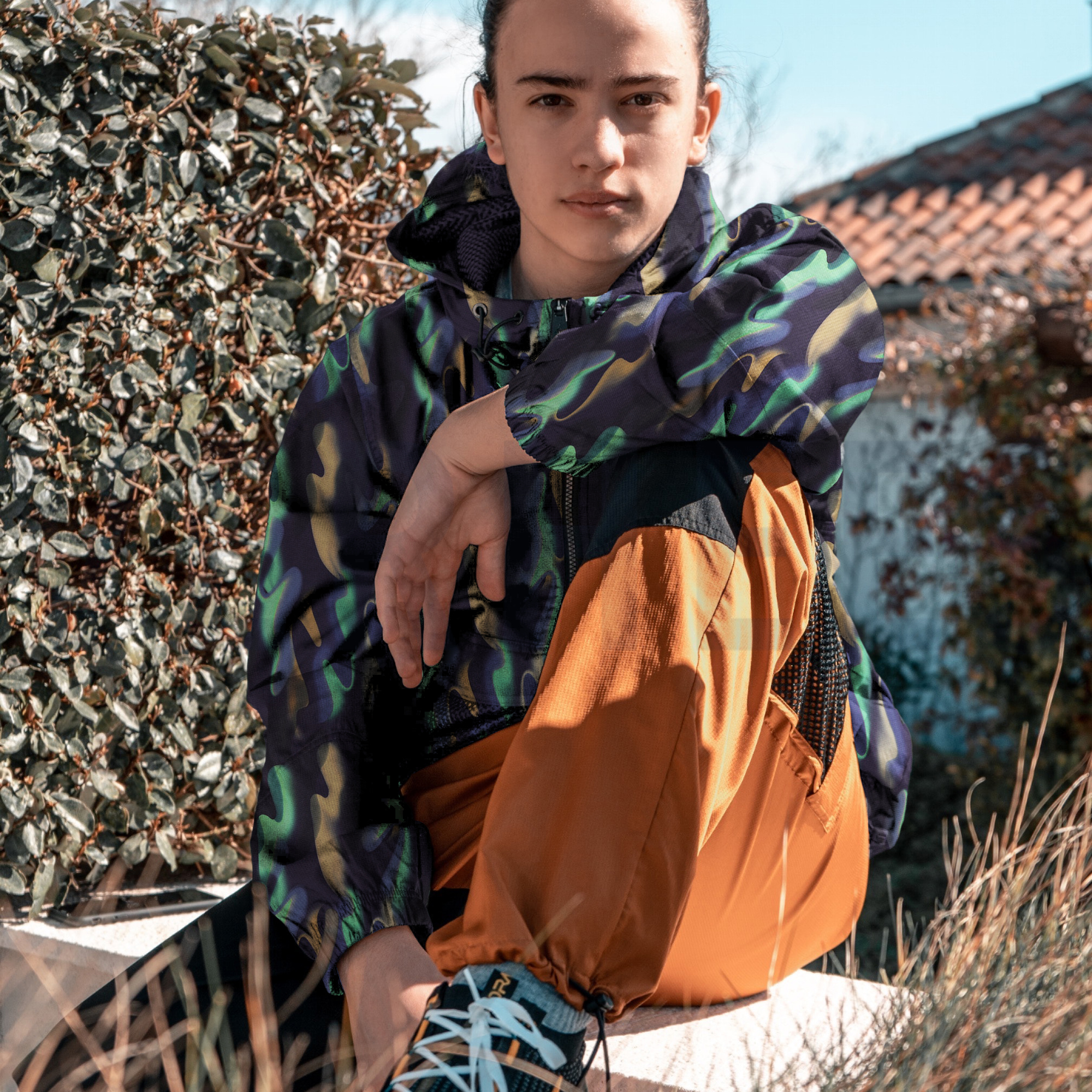 SOFTSHELL DIGITAL ONDULÉ VIOLET FONCÉ (high resolution) #7