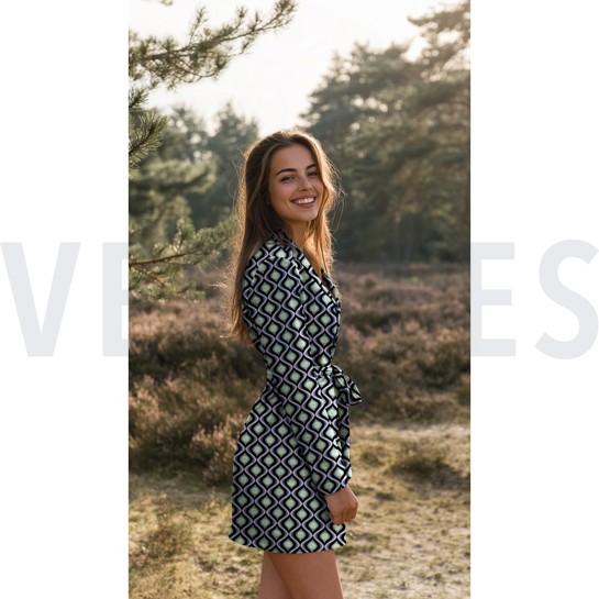 PUNTA DI ROMA GRAPHIC COBALT/ LILAC #7