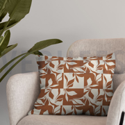 TOILE DÉCORATION FEUILLES ABSTRAITES VERT FORÊT (thumbnail) #7