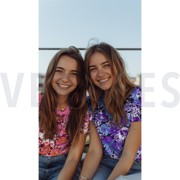 JERSEY DIGITAL FLEURS BLEU MARINE (thumbnail) #7