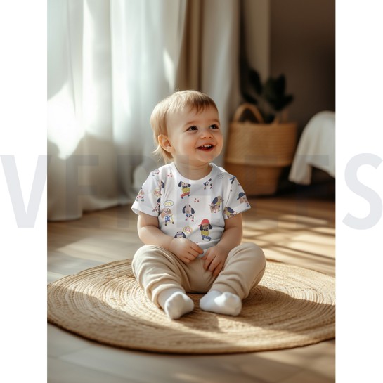 JERSEY DIGITAL CHIENS BLANC #7