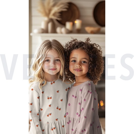 JERSEY GOTS FRUITS WHITE #7