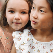 WAFFLE JERSEY FLOWERS TEAL (thumbnail) #7