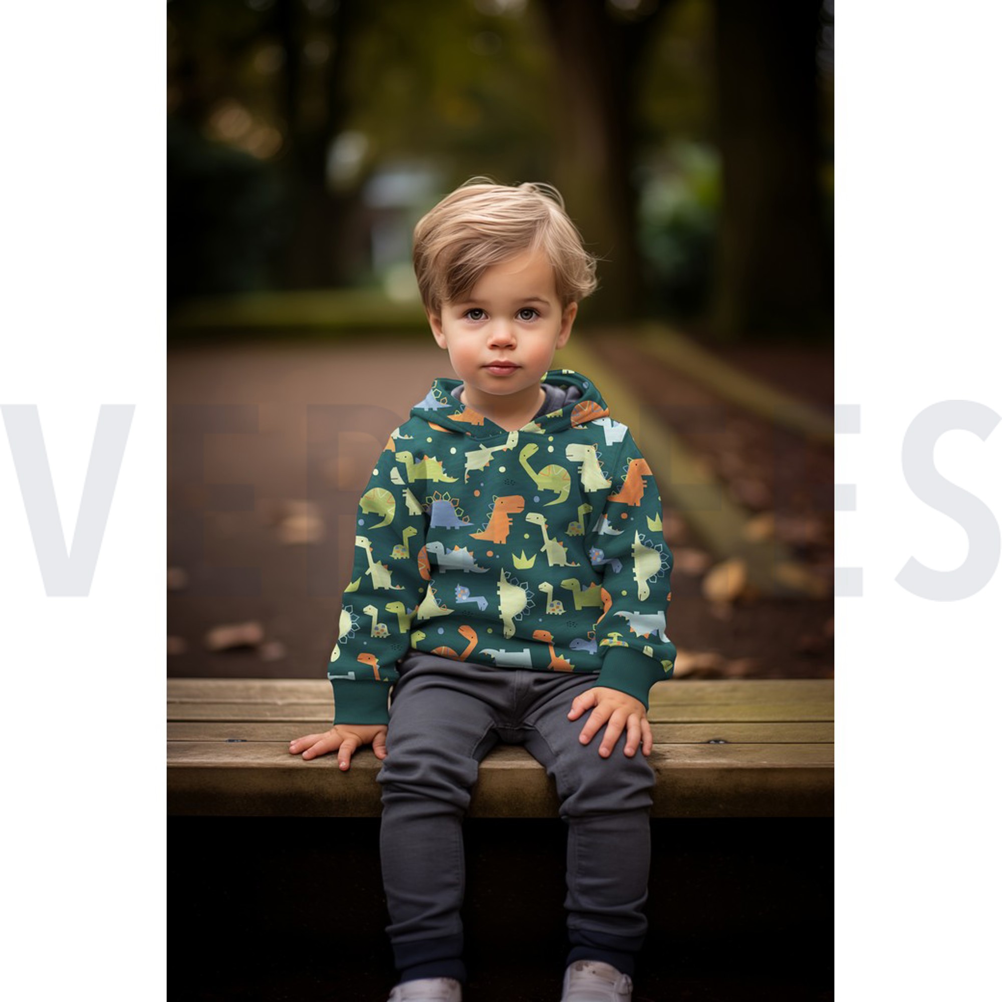 FRENCH TERRY DINOSAURS COBALT (high resolution) #7