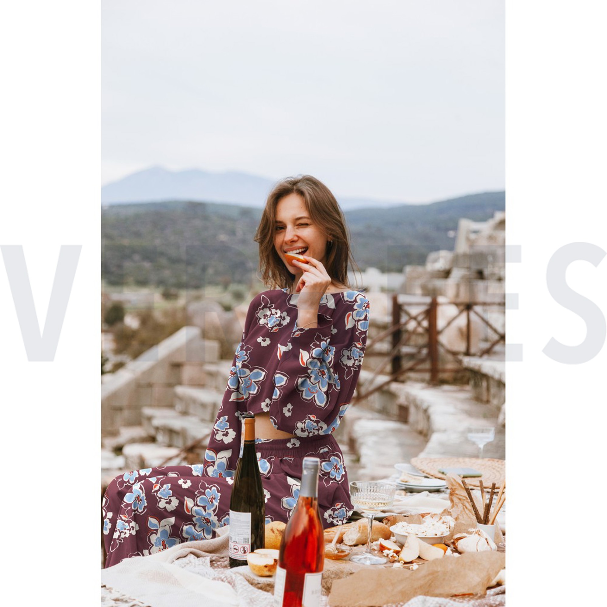 FRENCH TERRY FLOWERS BURGUNDY (high resolution) #7