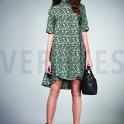 BAMBUS BAUMWOLL JERSEY BLUMEN DUNKELROT (thumbnail) #7