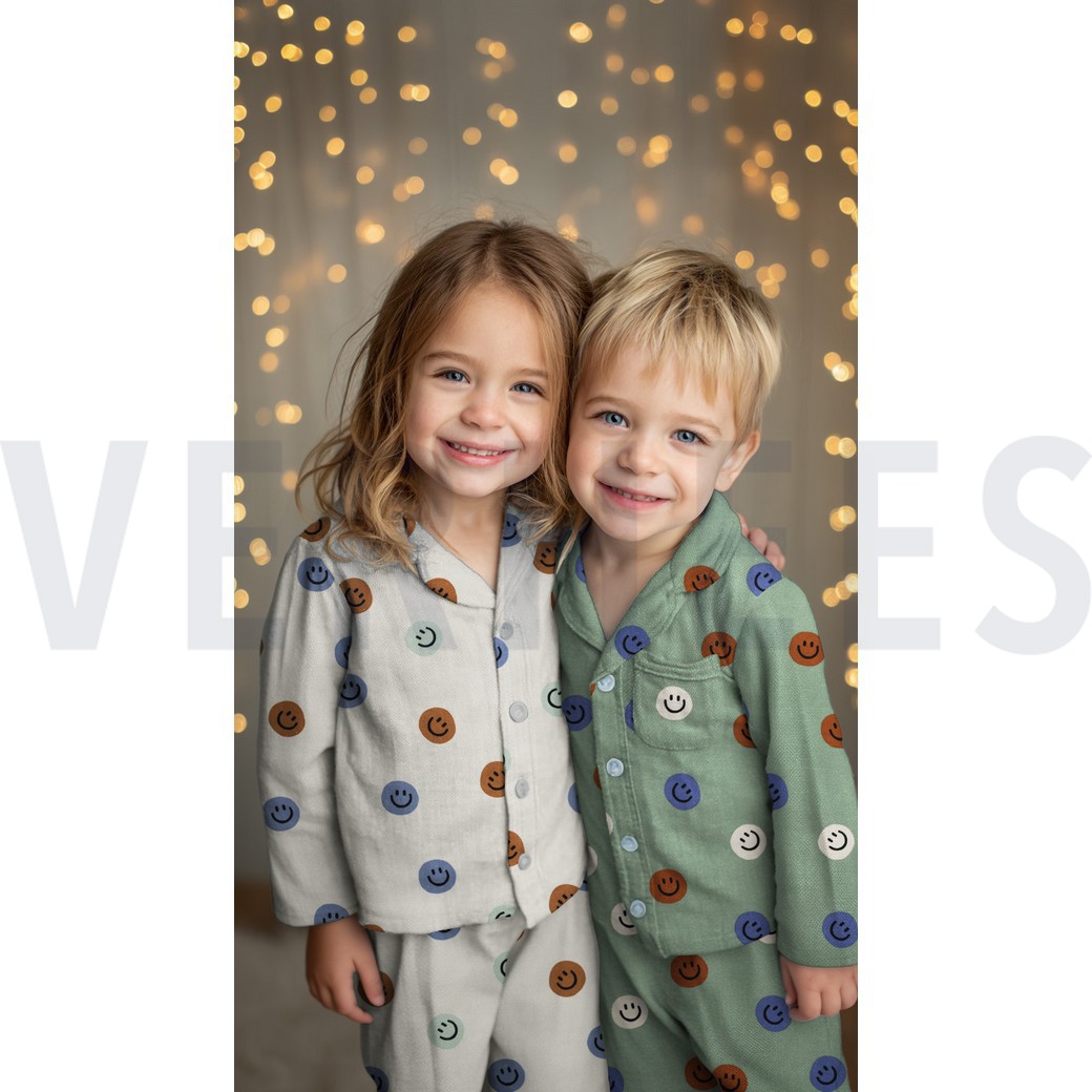 FLANNEL HAPPY FACES LAVENDER #7