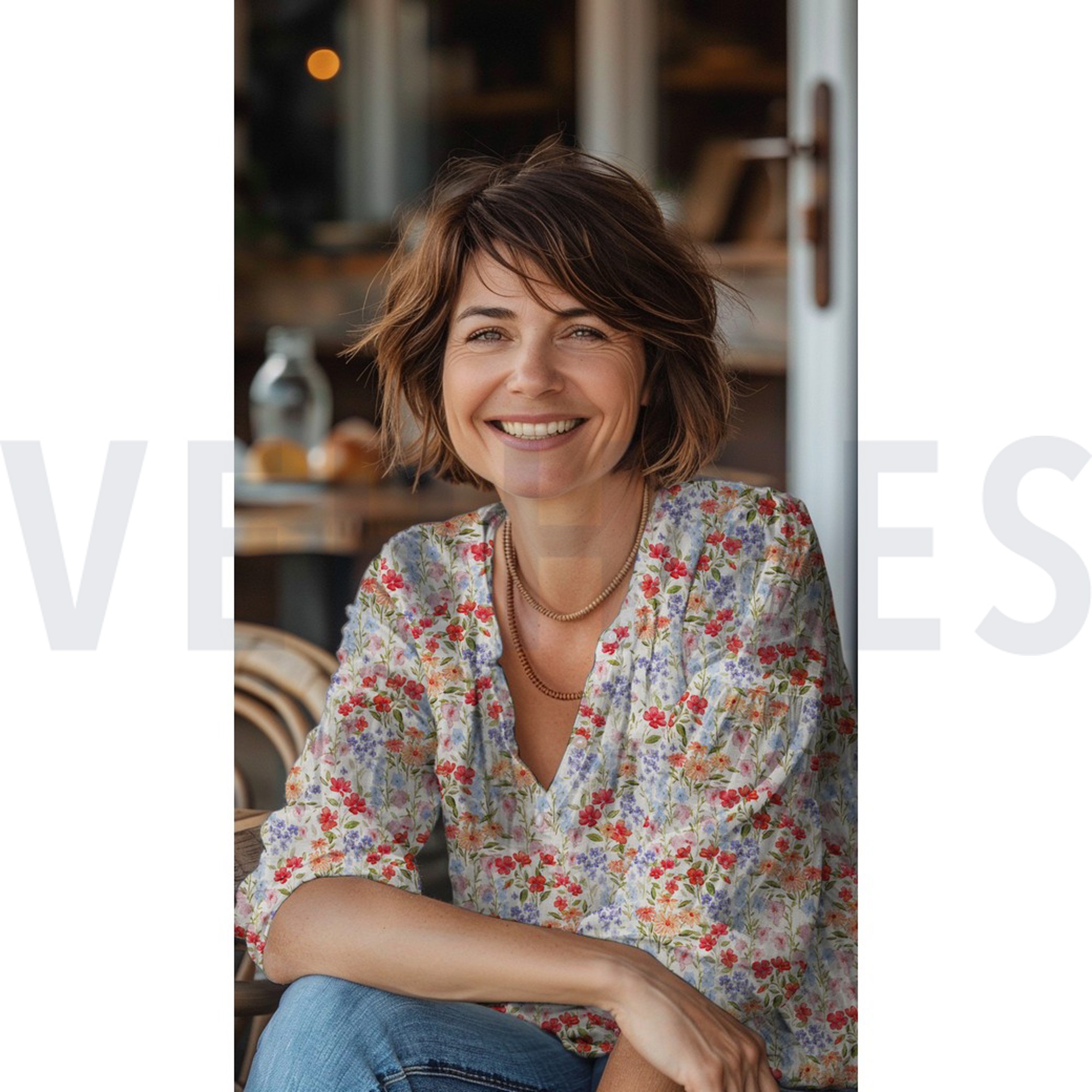 LINNEN VISCOSE CREPE DIGITAAL BLOEMEN GEBROKEN WIT (high resolution) #7