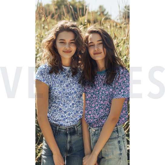 JERSEY FLOWERS BLACK #7