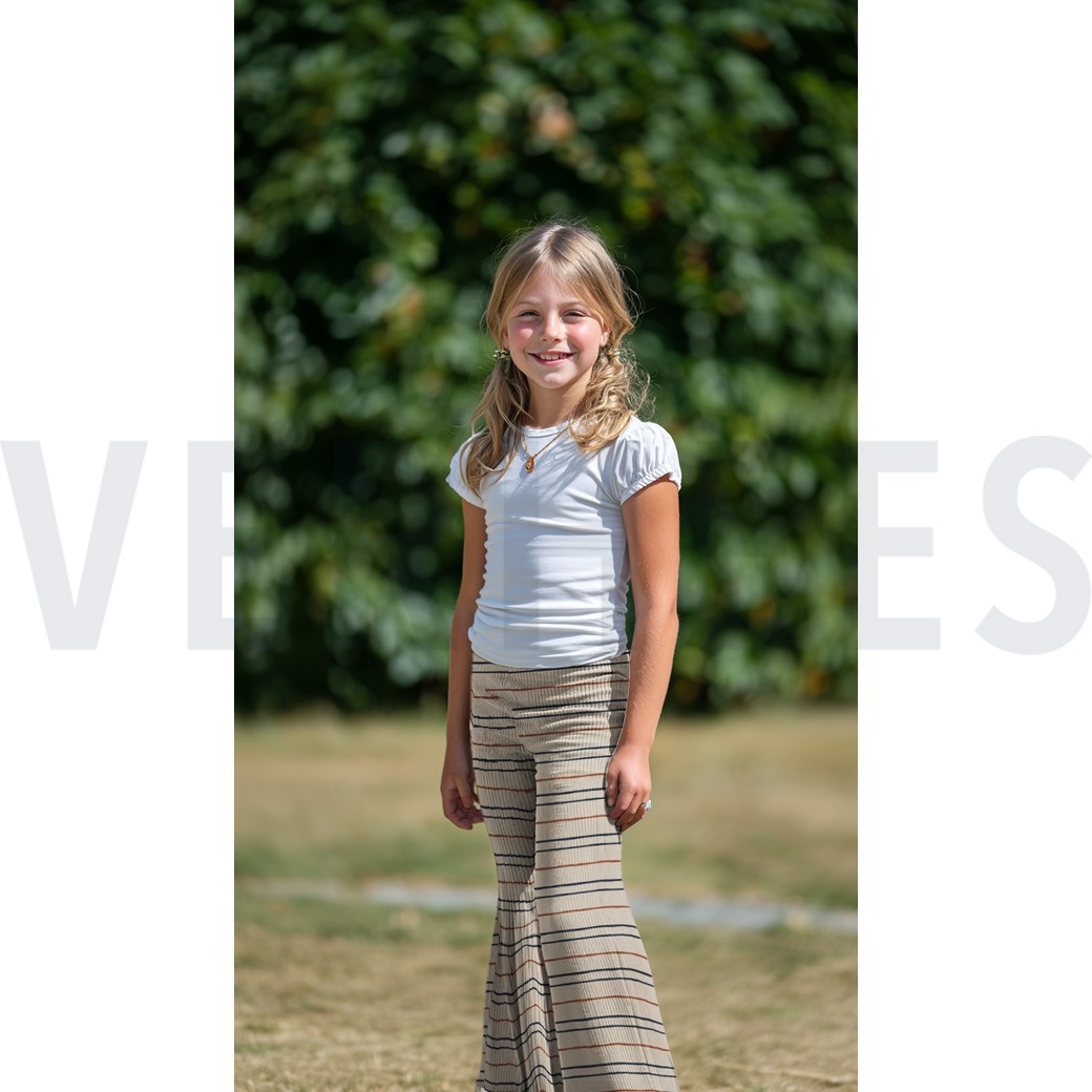 RIB JERSEY GOTS NATURAL STRIPES NATURAL #7