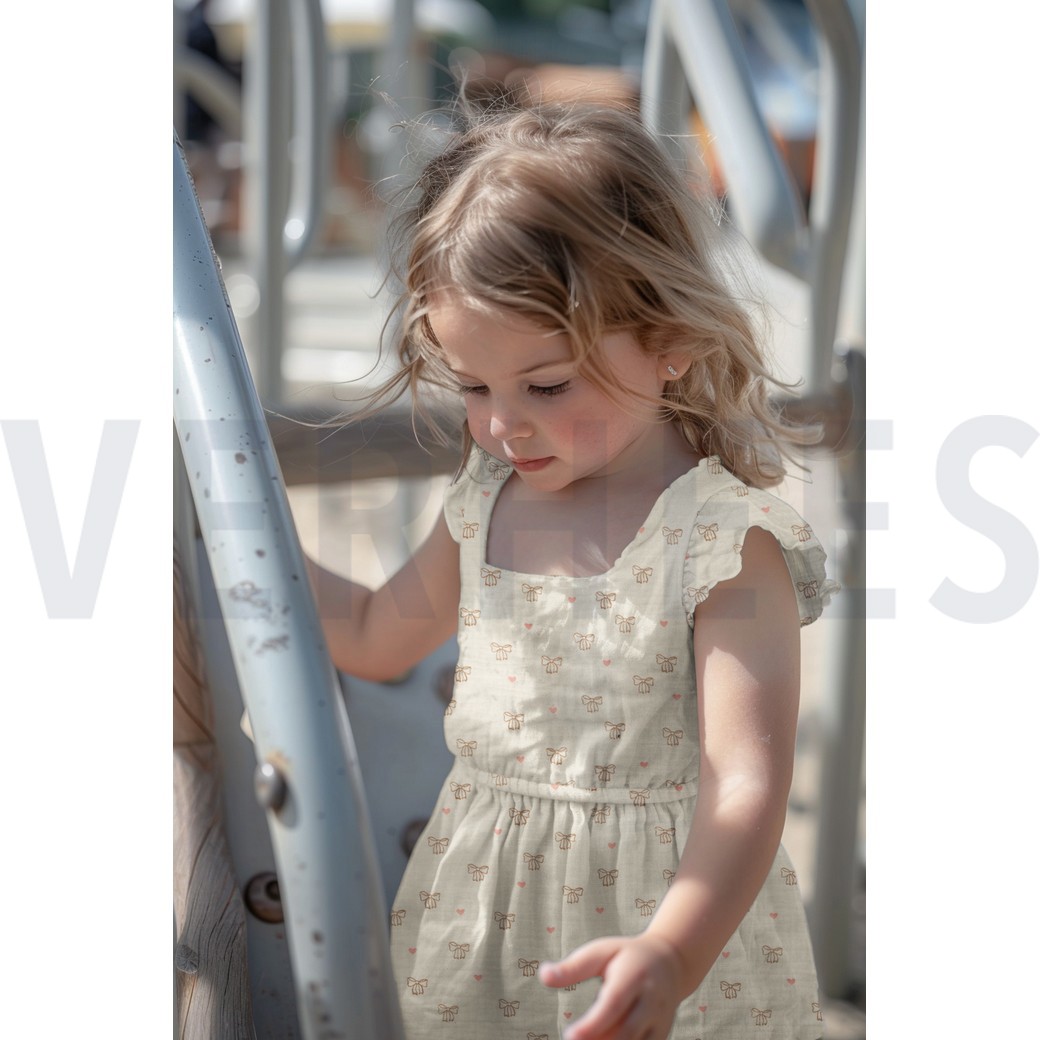 DOUBLE GAZE DE COTON GOTS NATUREL ARCS NATUREL #7