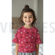 WAFFLE JERSEY FLOWERS NAVY (thumbnail) #7