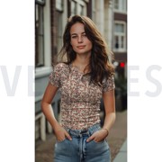 RIPPJERSEY GOTS NATURAL BLUMEN NATUR (thumbnail) #7