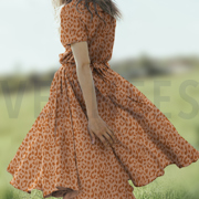 LINEN VISCOSE WASHED ANIMAL SKIN SAND (thumbnail) #7