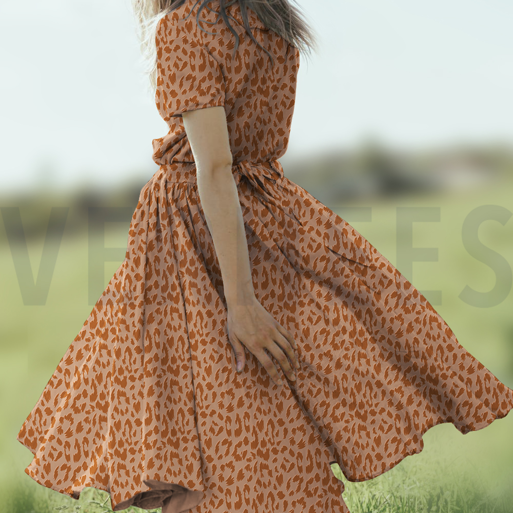 LINEN VISCOSE WASHED ANIMAL SKIN SAND (high resolution) #7