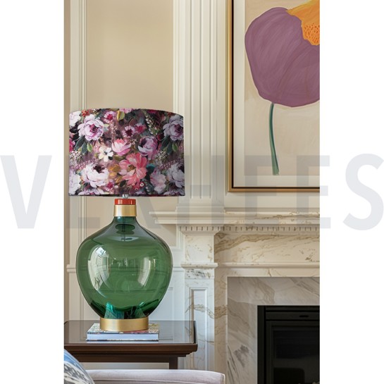 CANVAS DIGITAL FLOWERS MAUVE #7