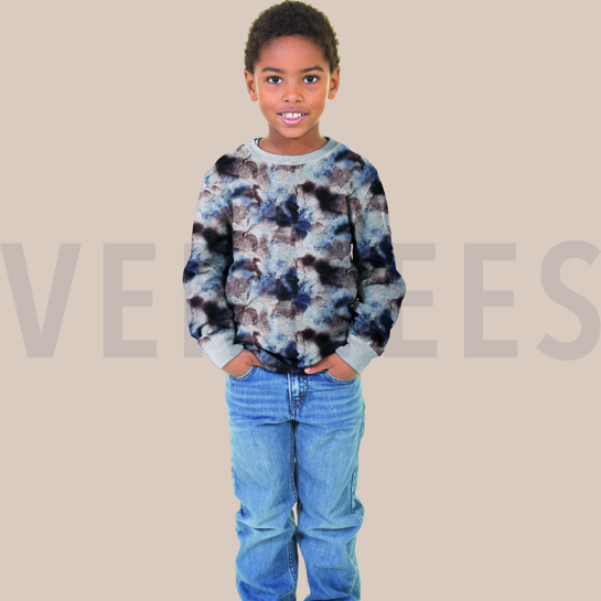 SWEAT DIGITAL TIE DYE GRÜN #7