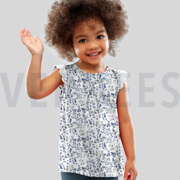 JERSEY DIGITAL EUCALYPTUS WHITE/BLUE (thumbnail) #7