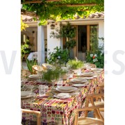 TISCHDECKE DIGITAL WASSERABWEISEND BLUMEN MEHRFARBIG (thumbnail) #7