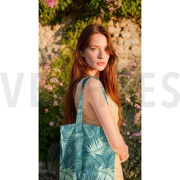 TISCHDECKE DIGITAL WASSERABWEISEND BLÄTTER DUNKELGRÜN (thumbnail) #7